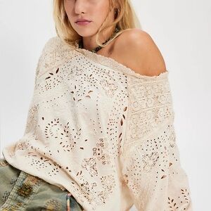 NWT Magnolia Pearl Eyelet Adelise Blouse